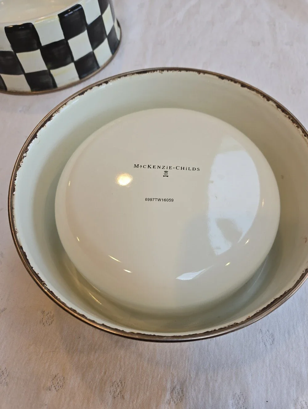 MacKenzie-Childs pair ceramic